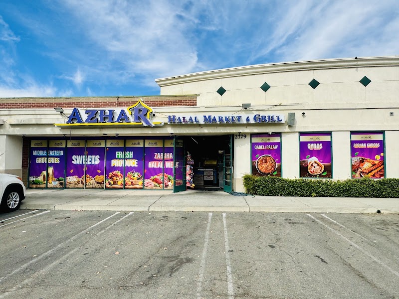 Azhar Halal Market & Grill logo