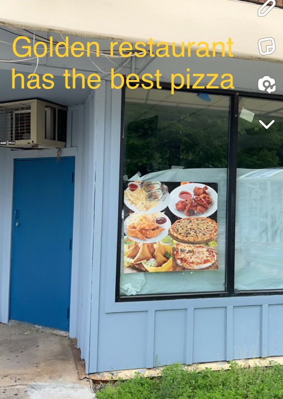 Golden Restaurant and Pizza Halal logo