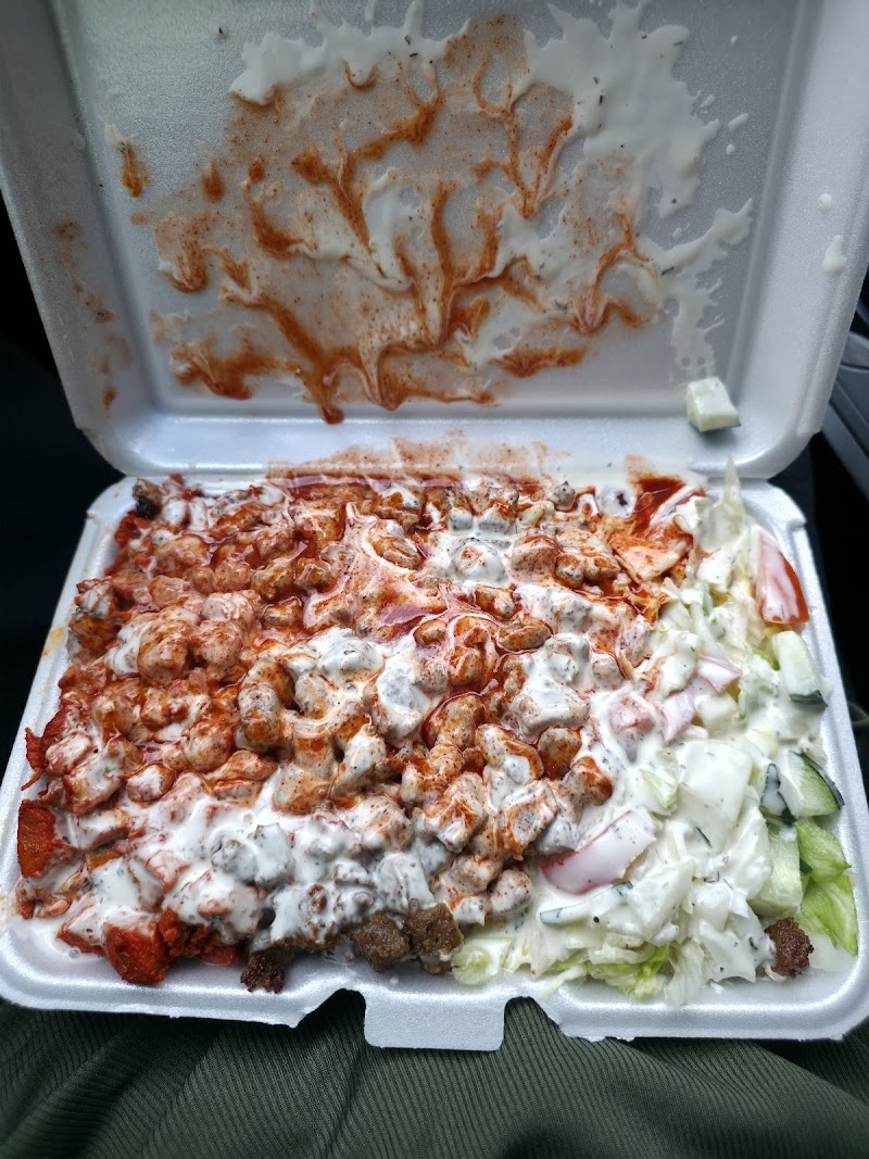 Halal food cart Famous Gyro logo