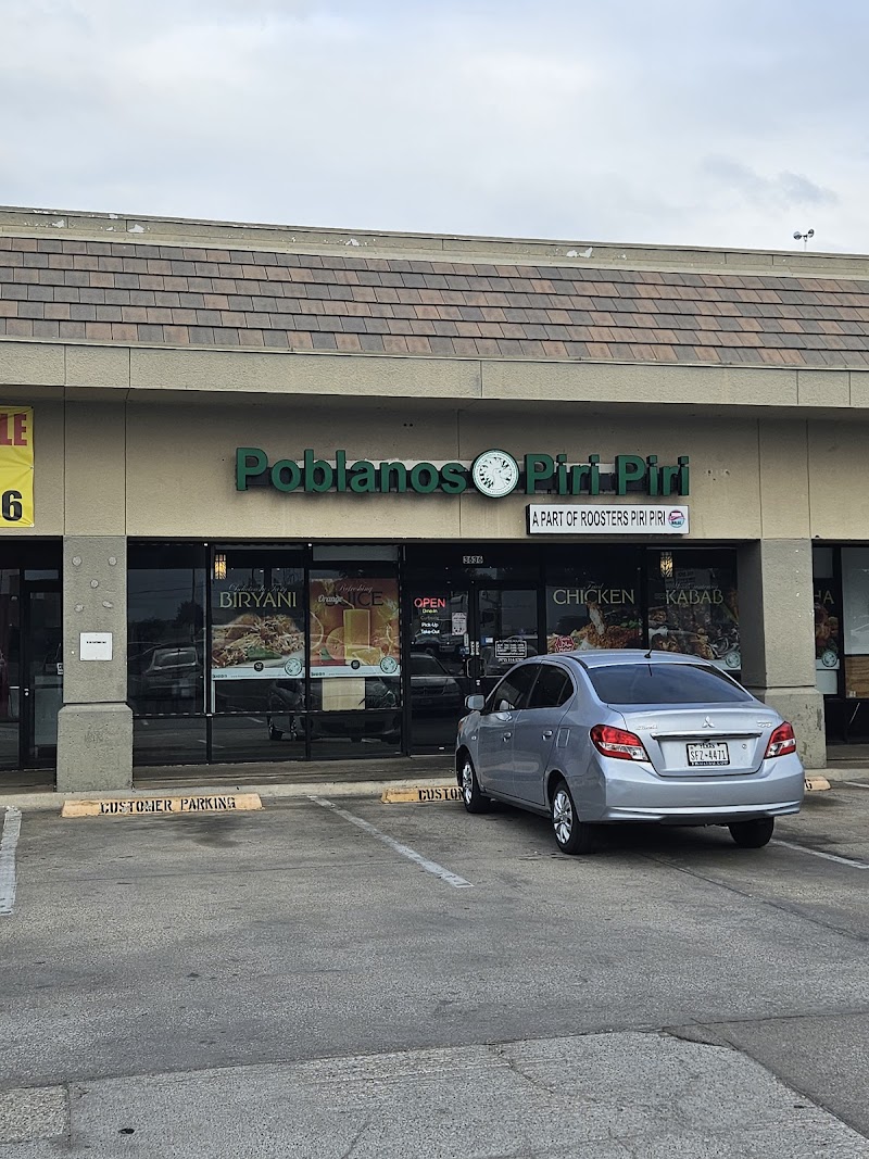 Poblanos Piri Piri & Saber’s Kitchen logo